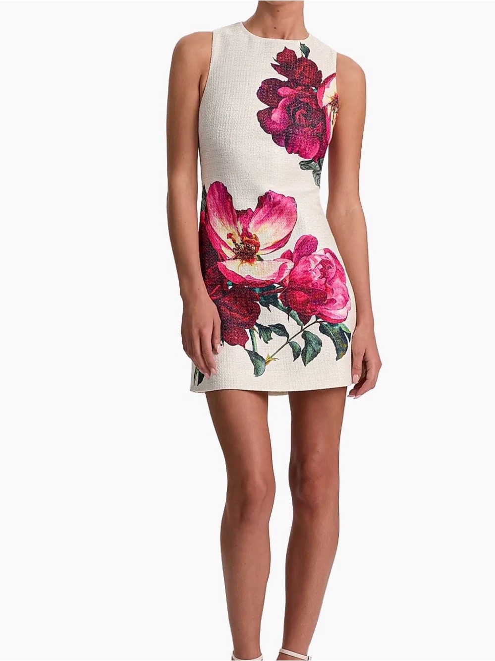 ALICE + OLIVIA Clyde Floral Shift Minidress